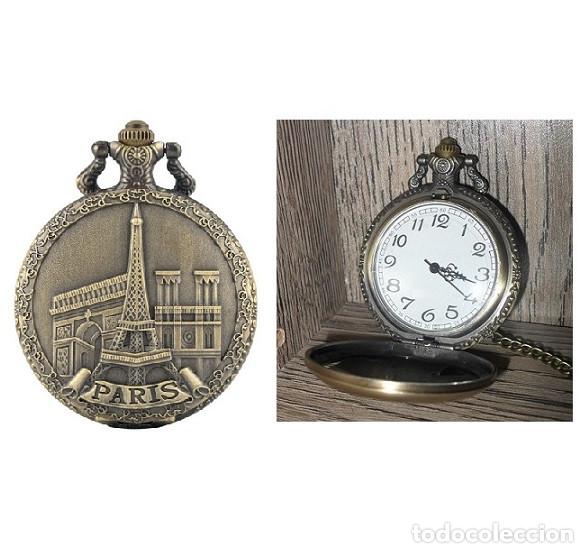 Relojes: Reloj de Bolsillo Paris Torre Eiffel - Foto 1