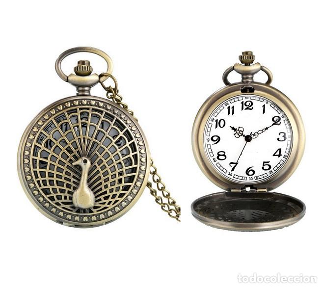 Relojes: Reloj de Bolsillo Pavo Real - Foto 1