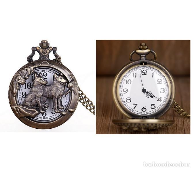 Relojes: Reloj de Bolsillo Perros Lobos - Foto 1