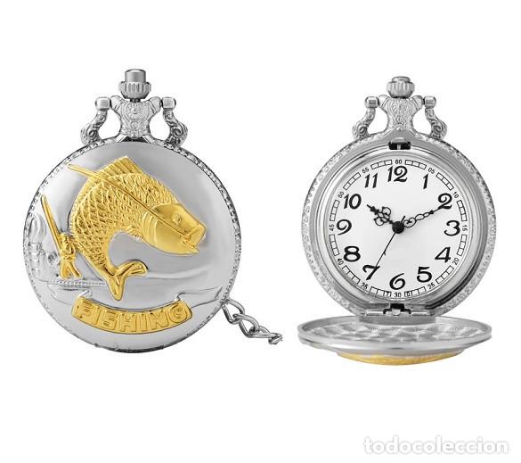 Relojes: Reloj de Bolsillo Pez Pescar - Foto 1