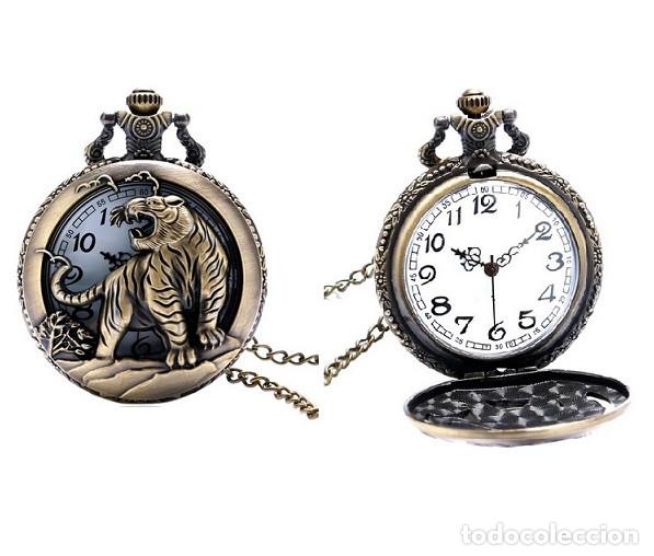 Relojes: Reloj de Bolsillo Tigre Leon - Foto 1