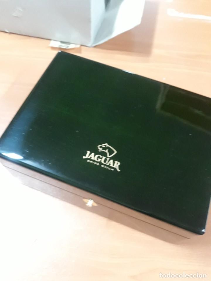 Relojes: RELOJ JAGUAR .CAJA MADERA VERDE INGLES - Foto 1