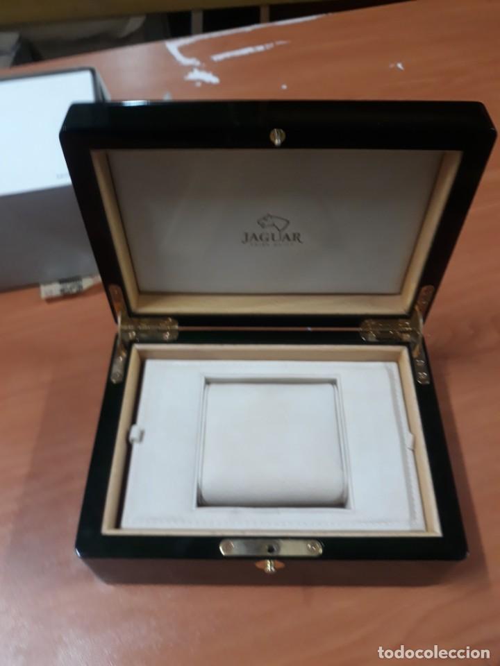 Relojes: RELOJ JAGUAR .CAJA MADERA VERDE INGLES - Foto 4
