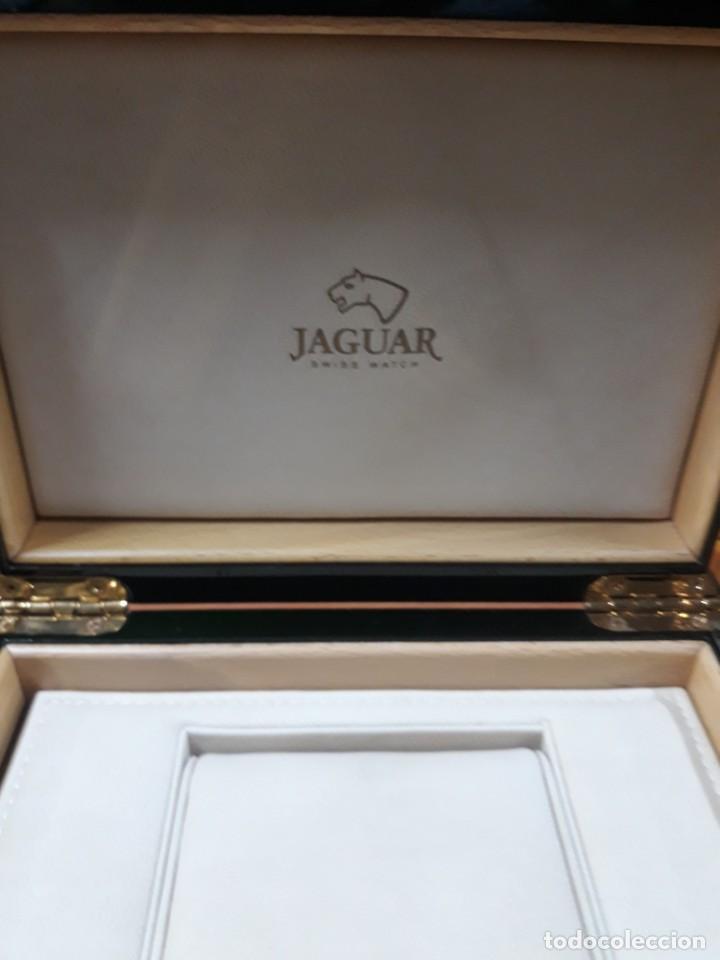 Relojes: RELOJ JAGUAR .CAJA MADERA VERDE INGLES - Foto 5