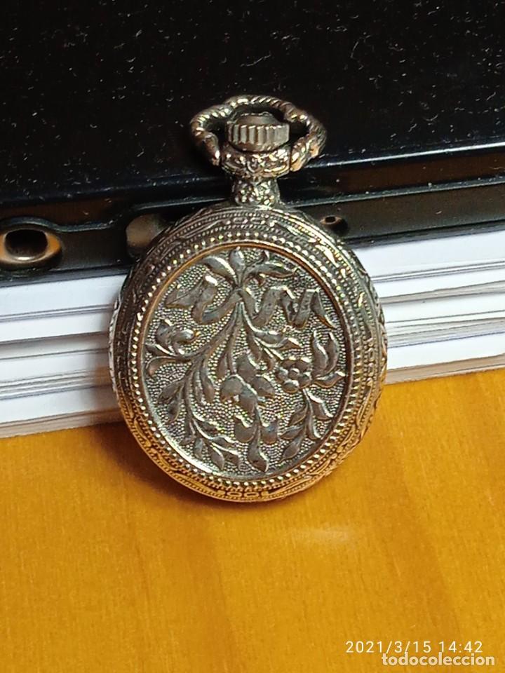 Relojes: RELOJ DE BOLSILLO PATELIN QUARTZ PLATEADO. - Foto 2