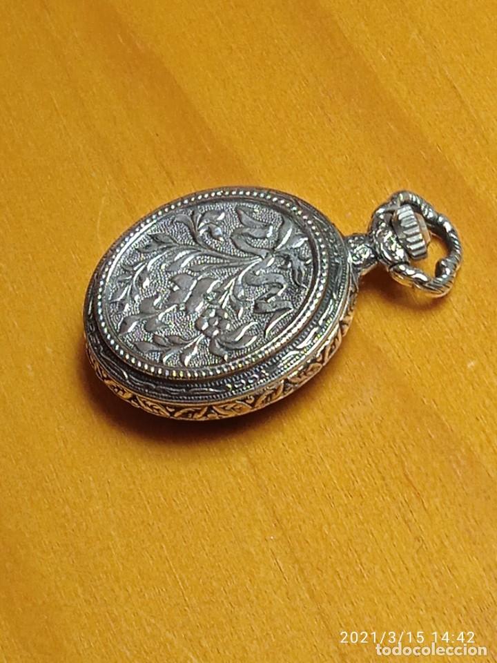 Relojes: RELOJ DE BOLSILLO PATELIN QUARTZ PLATEADO. - Foto 3