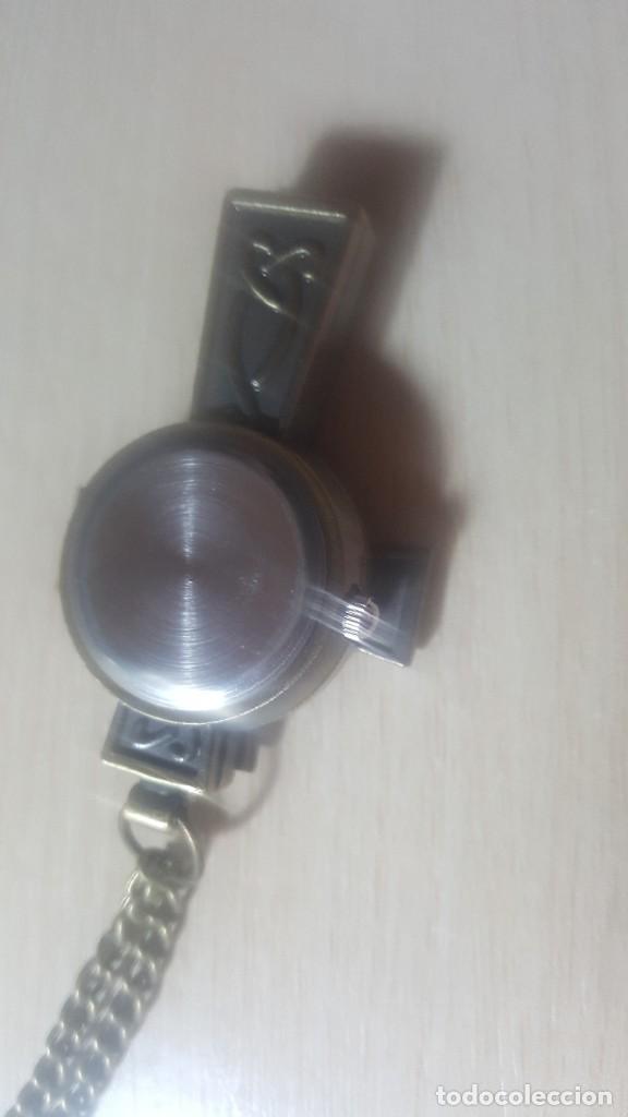Relojes: CRUZ DE BRONCE ANTIGUO CON RELOJ. - Foto 3