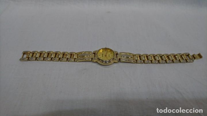 Relojes: RELOJ DORADO GENEVA, SE&Ntilde;ORA, , FUNCIONANDO - Foto 4