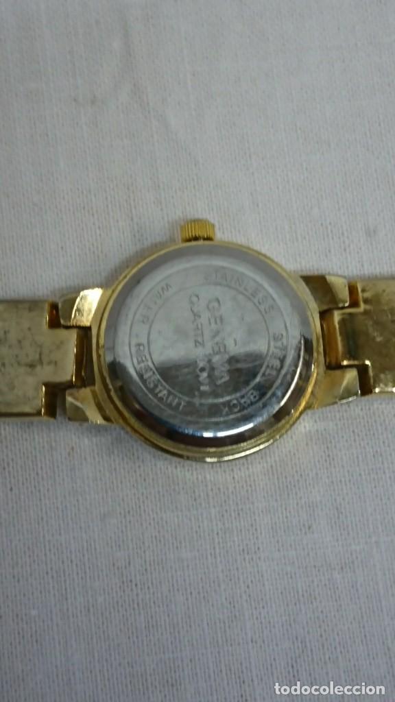 Relojes: RELOJ DORADO GENEVA, SE&Ntilde;ORA, , FUNCIONANDO - Foto 5
