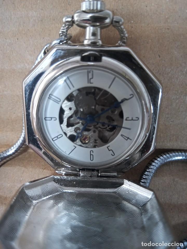 Relojes: BONITO RELOJ DE BOLSILLO AUTOM&Aacute;TICO FUNCIONADOONANDO - Foto 3