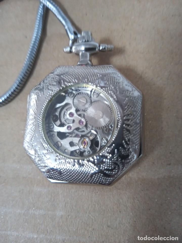 Relojes: BONITO RELOJ DE BOLSILLO AUTOM&Aacute;TICO FUNCIONADOONANDO - Foto 6