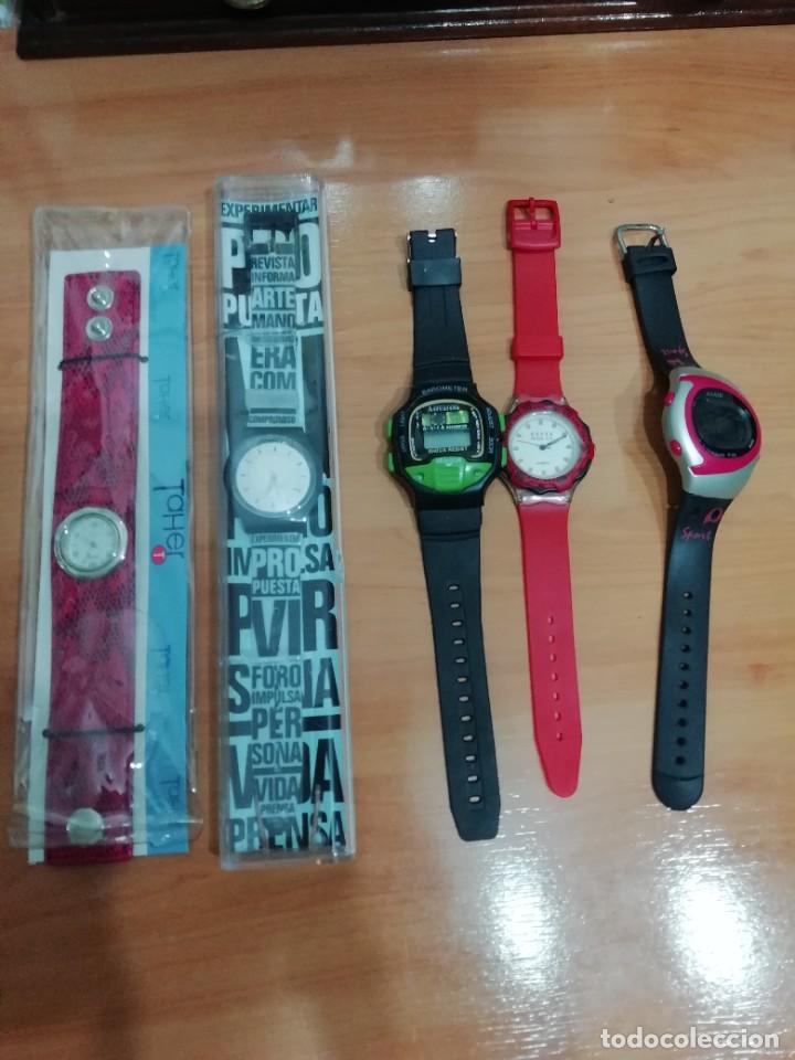 Relojes: Lote 116. 5 relojes publicitarios - Foto 1