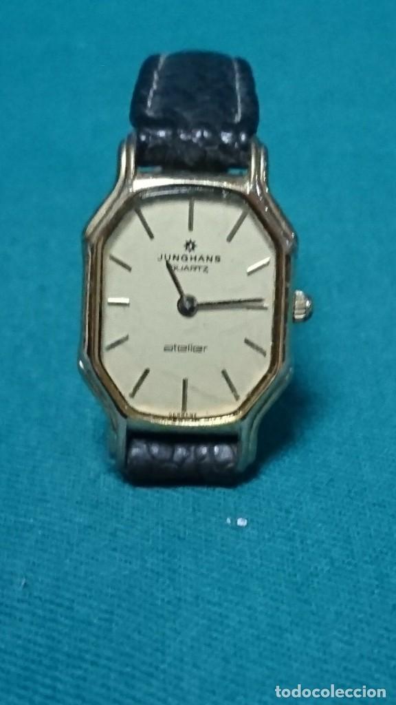 Relojes: RELOJ JUNGHANS CALEMAN, QUARZO, CHAPADO EN ORO - Foto 1
