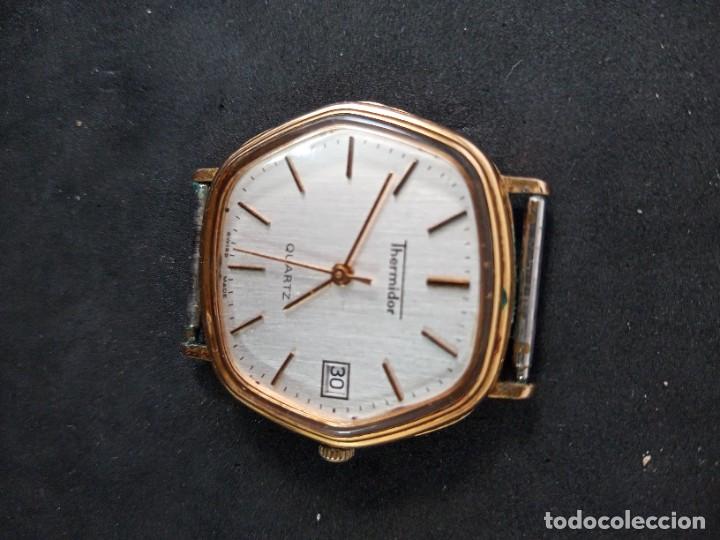 Relojes: RELOJ THERMIDOR QUARTZ. BA&Ntilde;O DE ORO. - Foto 2