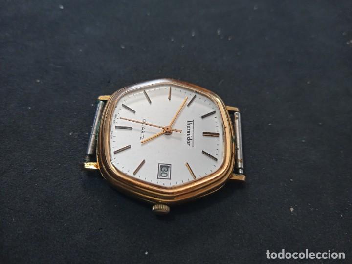 Relojes: RELOJ THERMIDOR QUARTZ. BA&Ntilde;O DE ORO. - Foto 3