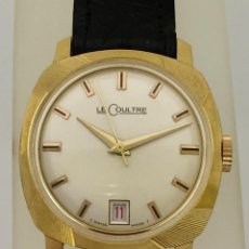Relojes: LE COULTRE DATE - PLAQUE ORO.. Lote 301681918