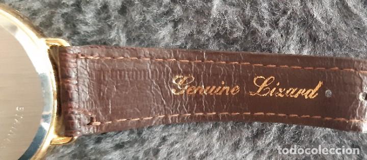 Relojes: Reloj estilo vintage - Cuarzo - Esfera grande - Correa lagarto - Foto 3