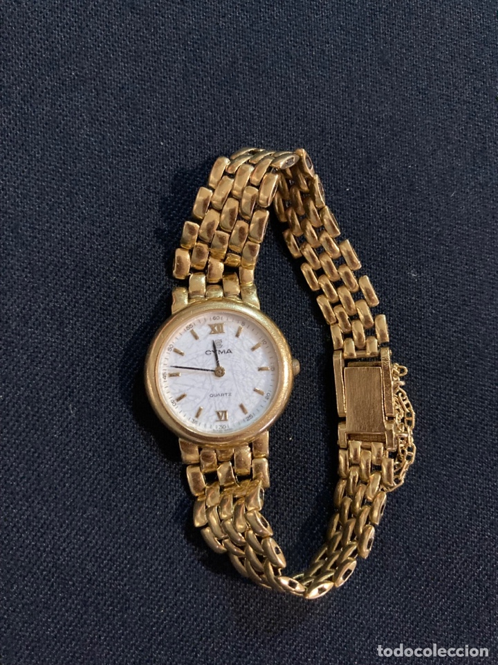 en un día festivo Banco de iglesia Mathis reloj señora usado, oro 18k. cyma-quartz - Compra venta en todocoleccion