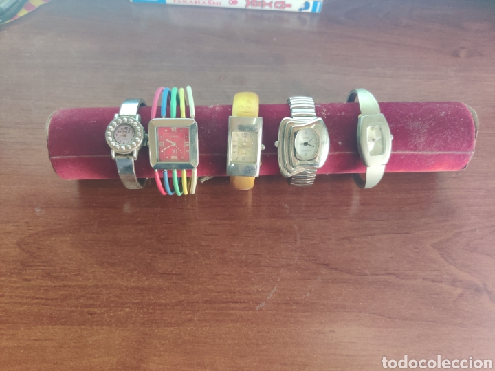 Relojes: ESTAMOS LIQUIDANDO. Lote de 5 relojes de mujer REF 161 - Foto 1