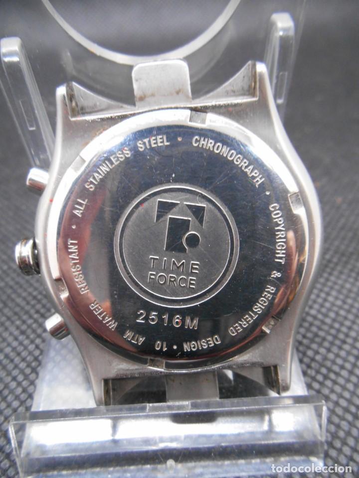 Relojes: RELOJ DE PULSERA MARCA TIME FORCE CRONOMETRO - Foto 4