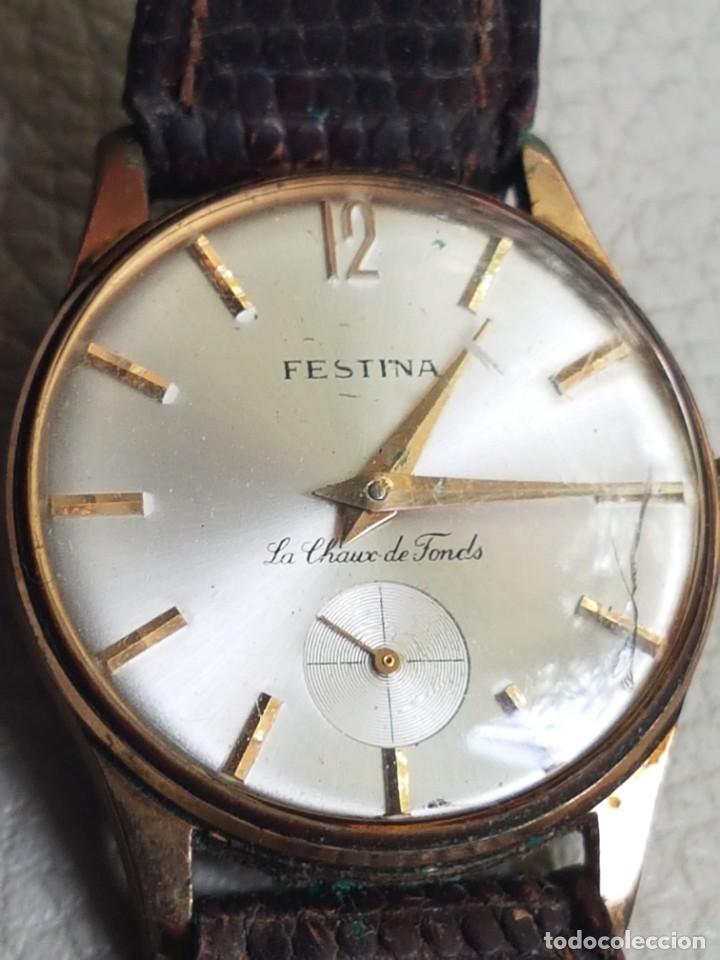 antiguo reloj mujer festina chapado en oro 17 r - Compra venta en  todocoleccion