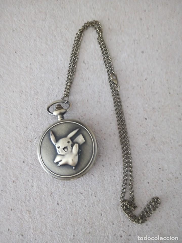 Relojes: BONITO RELOJ DE BOLSILLO QUARTZ. ( PIKachu? ) ) - Foto 1