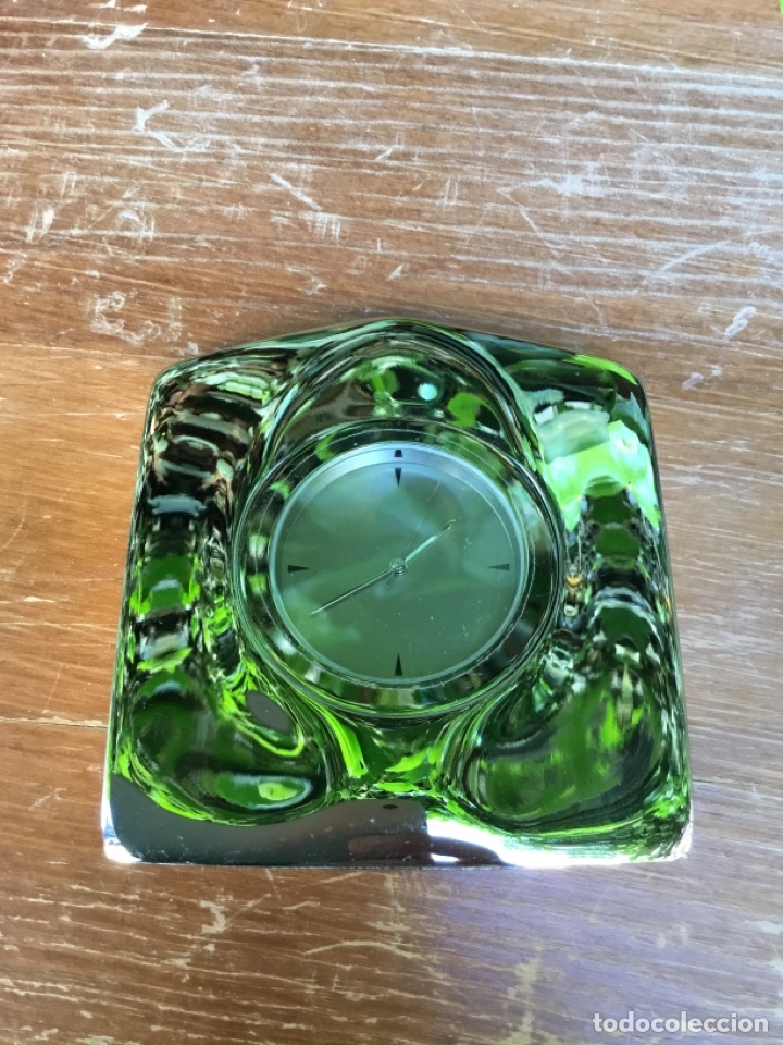 Relojes: Reloj de mesa sobre acero pesado - Foto 6