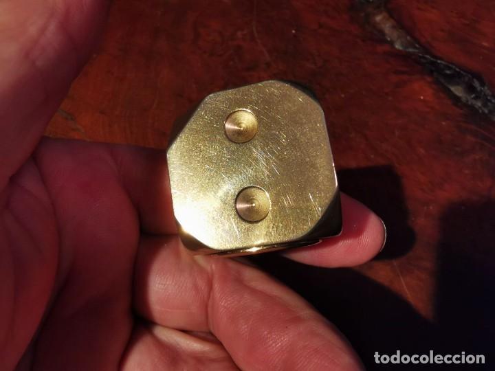Relojes: RELOJ ADDEX QUARTZ, EN FORMA DE DADO DE BRONCE - Foto 5