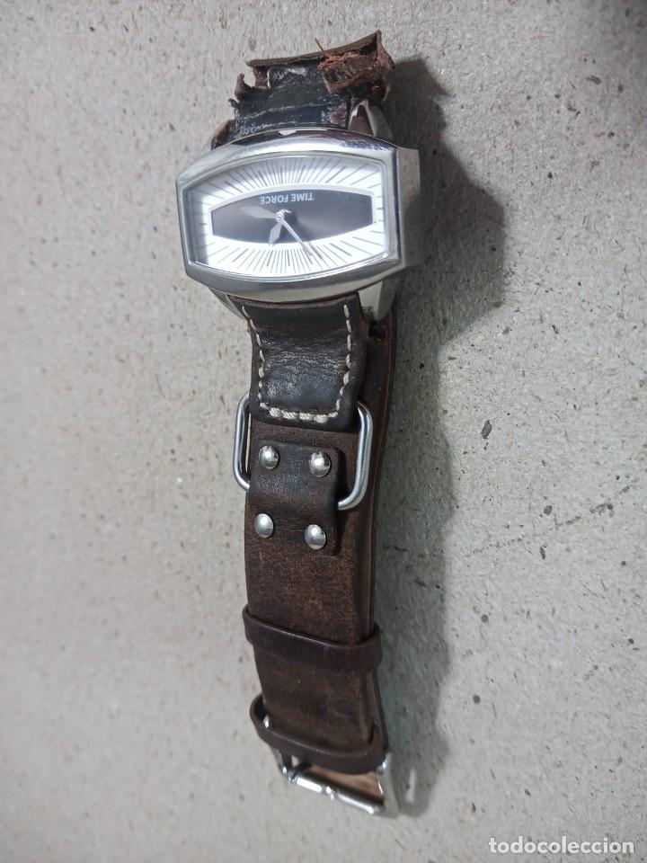 Relojes: BONITO RELOJ SE&Ntilde;ORA. TIME FORCE QUARTZ ANTIGUO - Foto 4