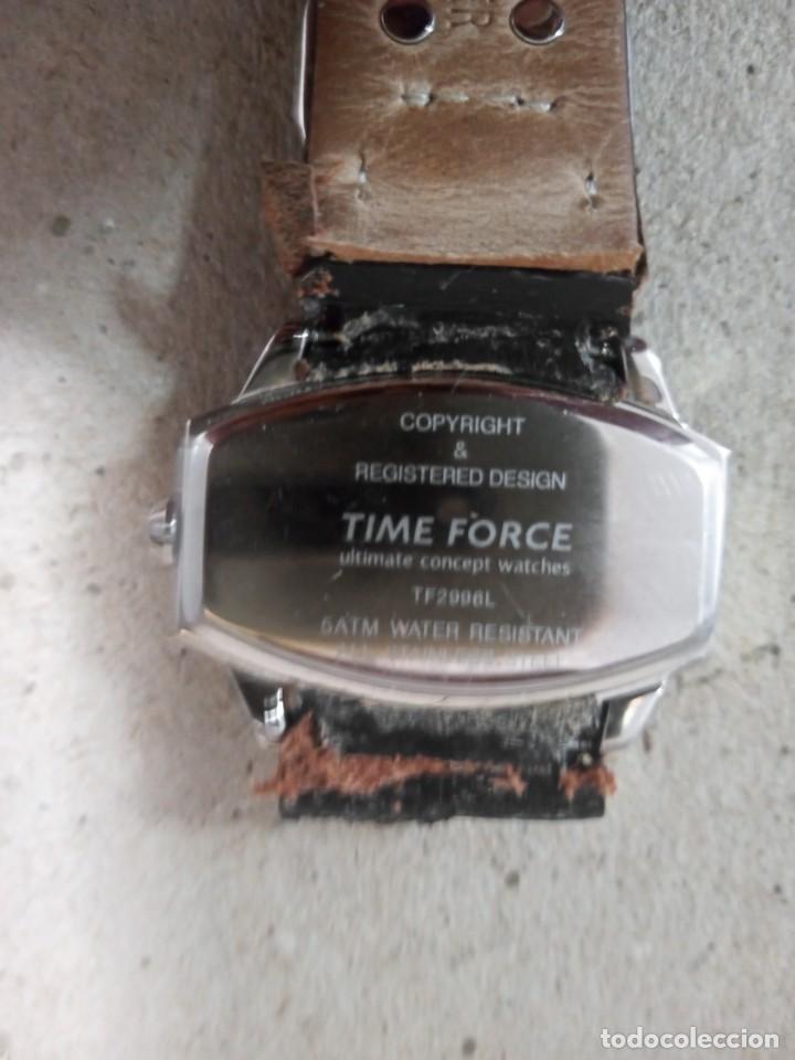 Relojes: BONITO RELOJ SE&Ntilde;ORA. TIME FORCE QUARTZ ANTIGUO - Foto 7
