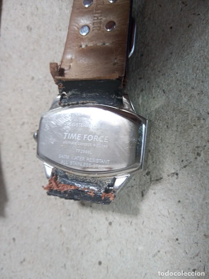 Relojes: BONITO RELOJ SE&Ntilde;ORA. TIME FORCE QUARTZ ANTIGUO - Foto 8
