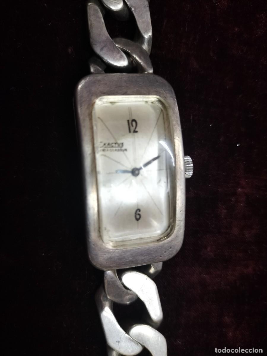 Relojes: Reloj de mu&ntilde;eca Exactus ambassadeur. Plata - Foto 1