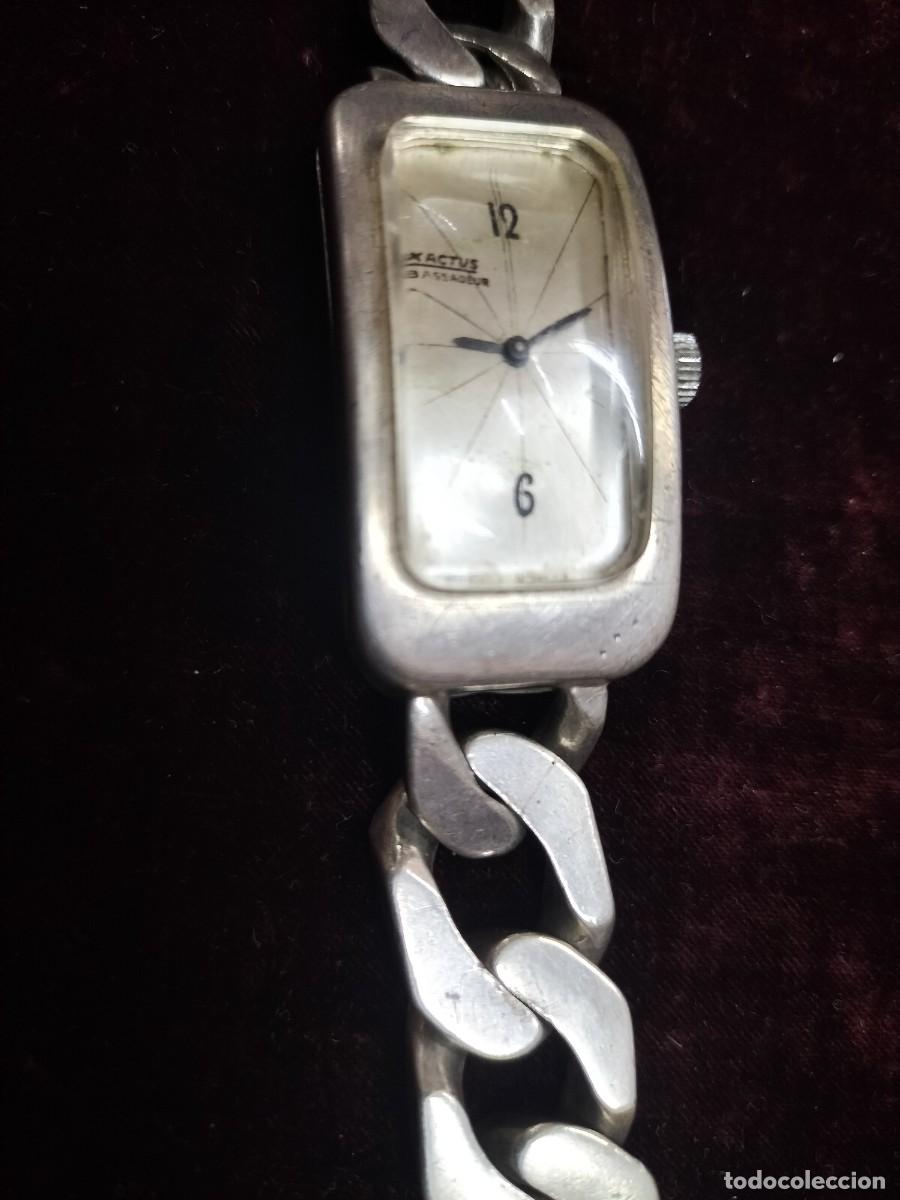 Relojes: Reloj de mu&ntilde;eca Exactus ambassadeur. Plata - Foto 2
