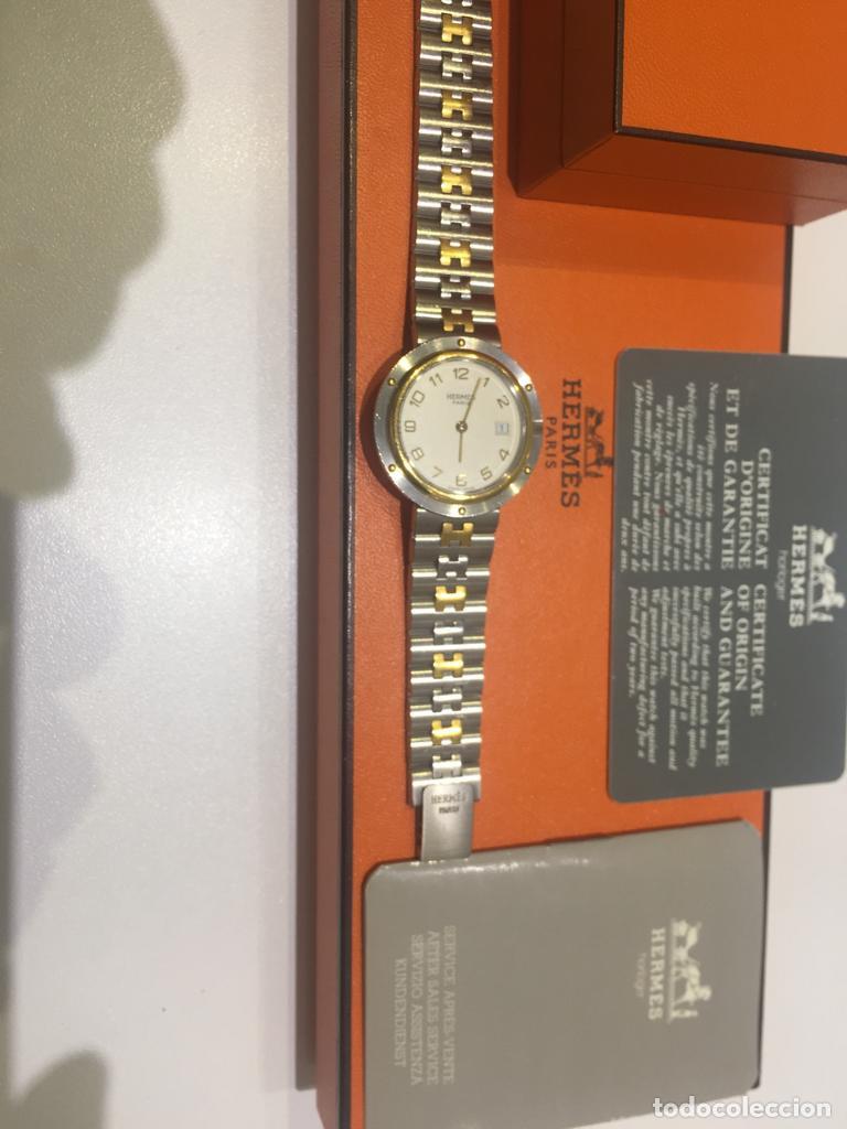 Relojes: HERM&Egrave;S ACERO Y PLAQU&Egrave; ORO MUJER COMO NUEVO. - Foto 2