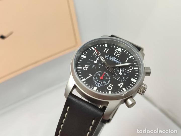 Relojes: Reloj Thunderbirds Multipro Chrono estilo aviador. - Foto 8