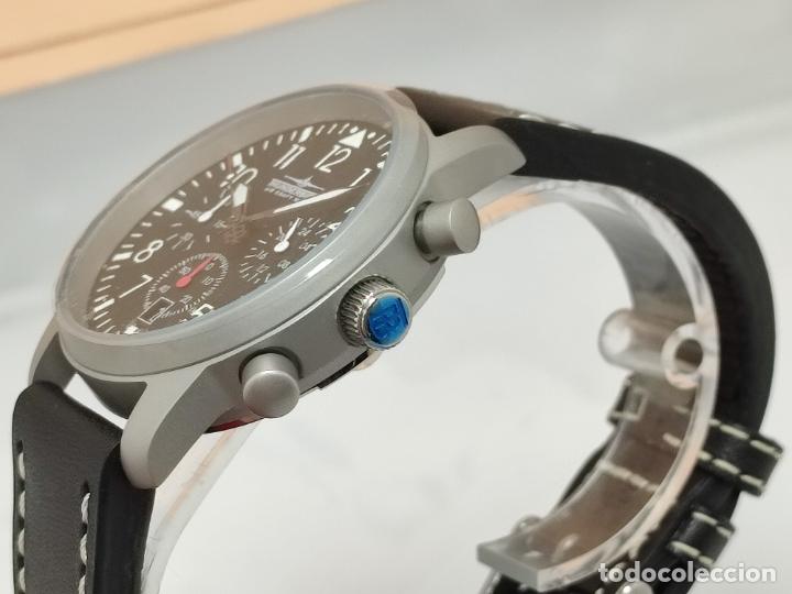 Relojes: Reloj Thunderbirds Multipro Chrono estilo aviador. - Foto 16