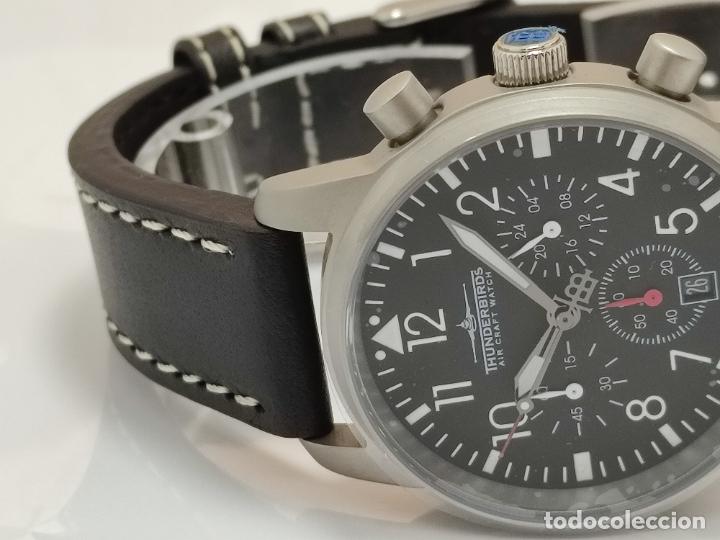 Relojes: Reloj Thunderbirds Multipro Chrono estilo aviador. - Foto 23