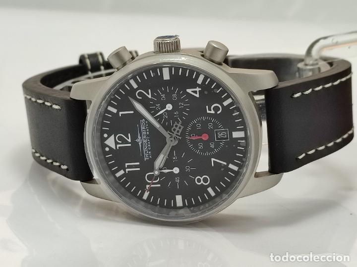 Relojes: Reloj Thunderbirds Multipro Chrono estilo aviador. - Foto 27