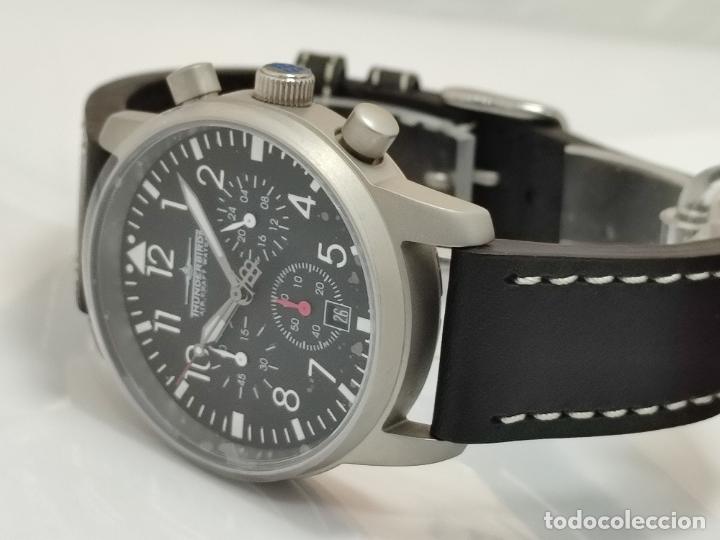 Relojes: Reloj Thunderbirds Multipro Chrono estilo aviador. - Foto 28
