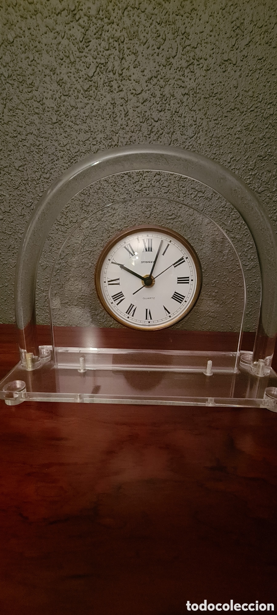 reloj mesa metacrilato quartz - Compra venta en todocoleccion