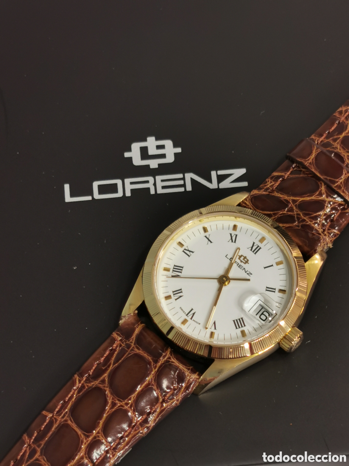 Relojes: Reloj oro, Lorenz corona tapa rosca - Foto 2