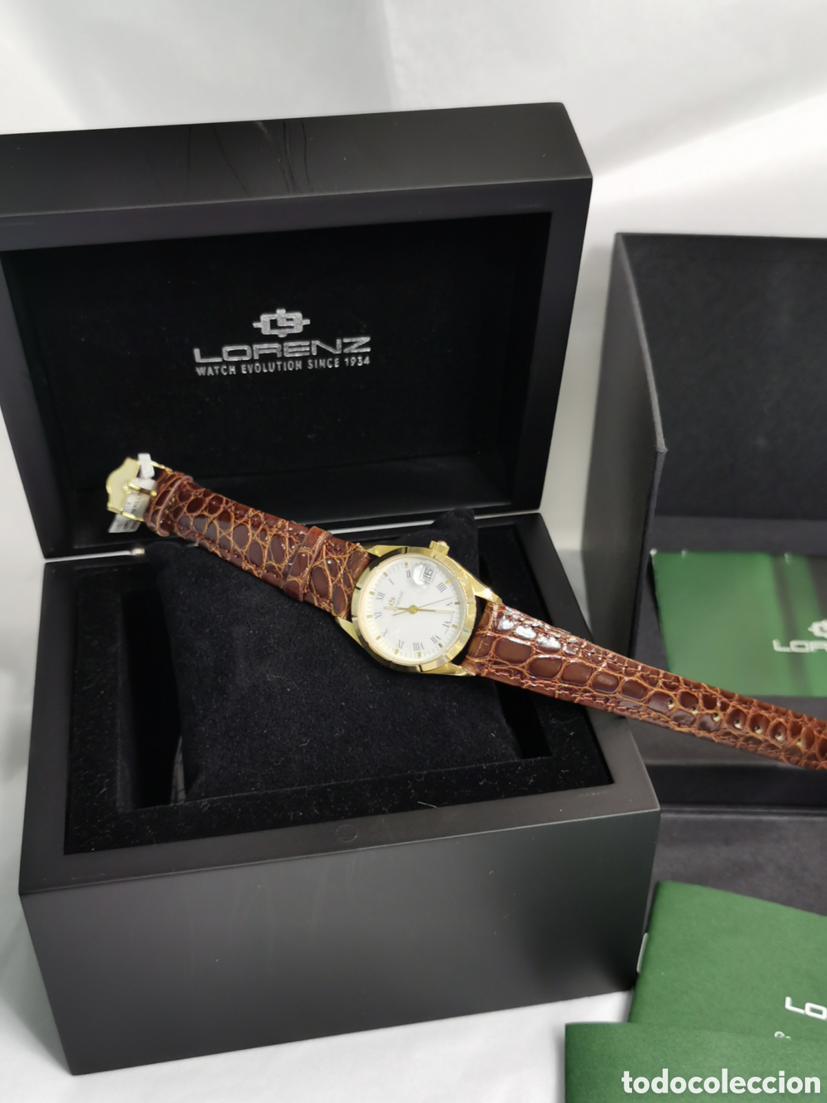 Relojes: Reloj oro, Lorenz corona tapa rosca - Foto 3