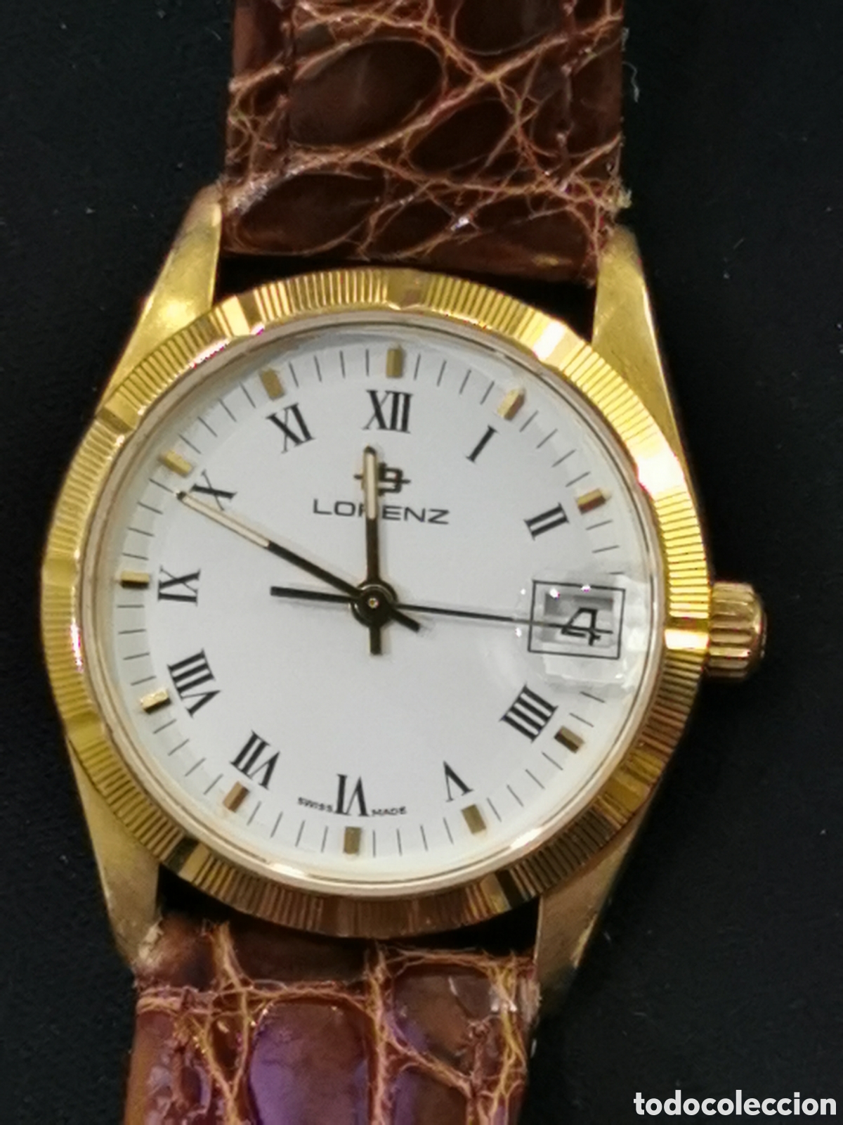 Relojes: Reloj oro, Lorenz corona tapa rosca - Foto 1