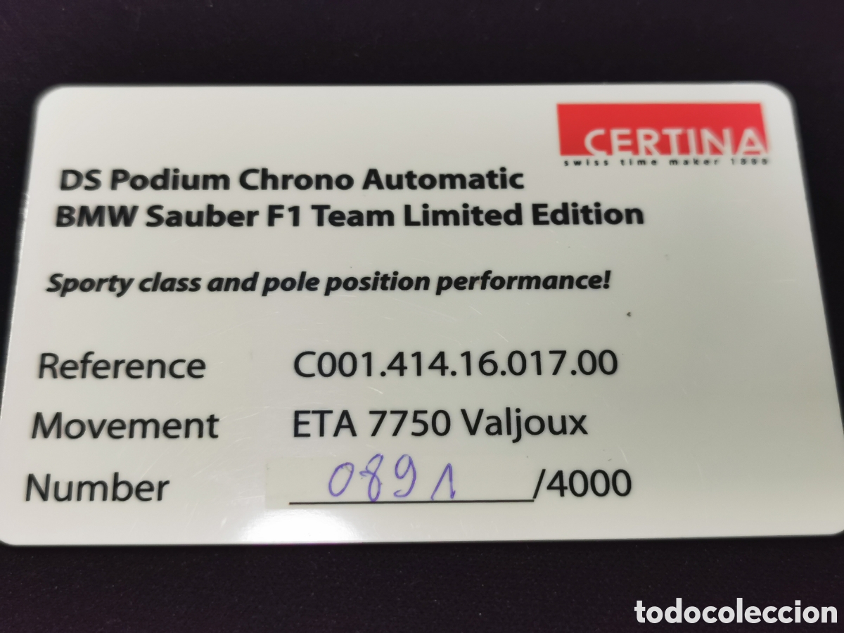 Relojes: Certina cron&oacute;metro autom&aacute;tico - Foto 5