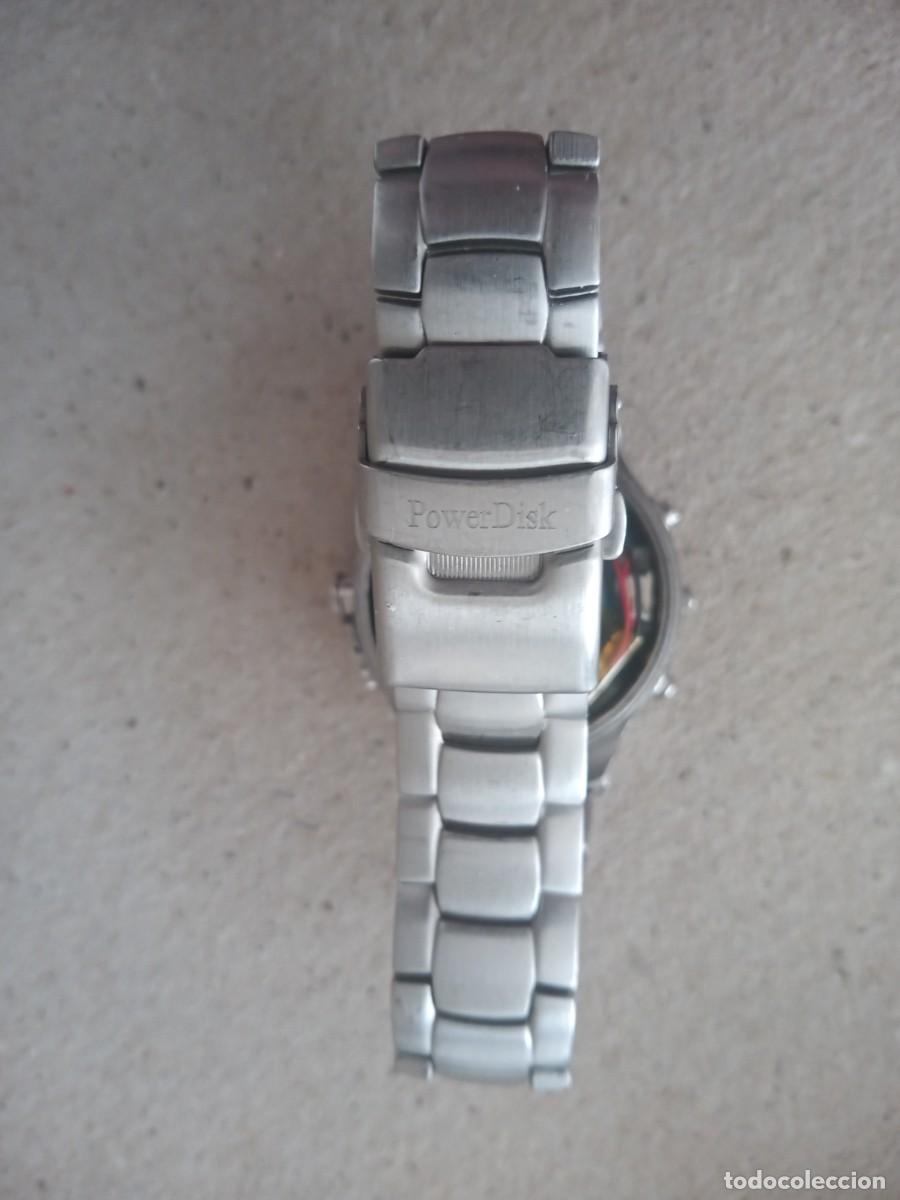 Relojes: BONITO RELOJ POWER. DISK ACETO INOX - Foto 8