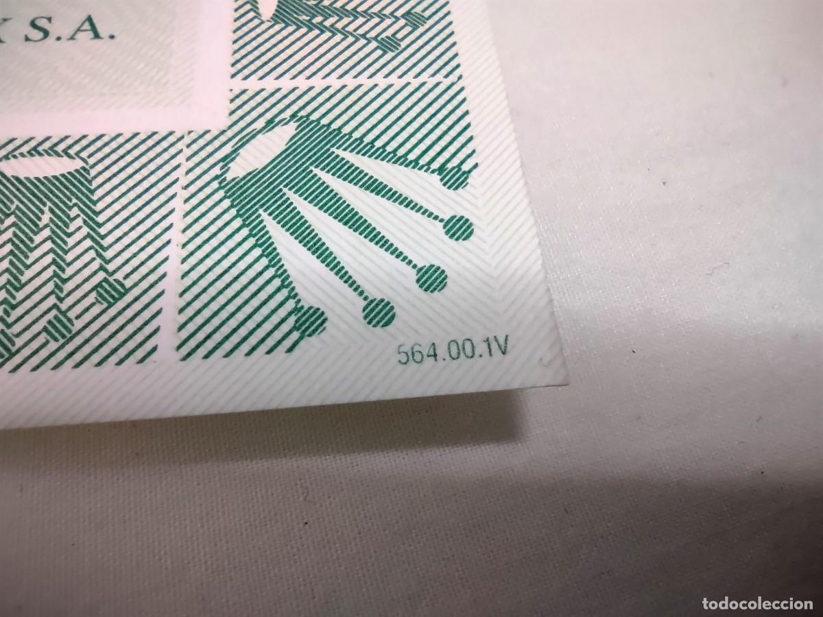 Relojes: ROLEX GUARANTEE CERTIFICATE 14203, CODE 564.00.1V GENUINE AND NICE - Foto 3