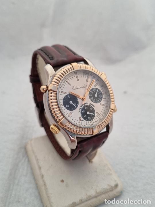 Relojes: THERMIDOR CUARZO 40MM BICOLOR FUNCIONANDO - Foto 2
