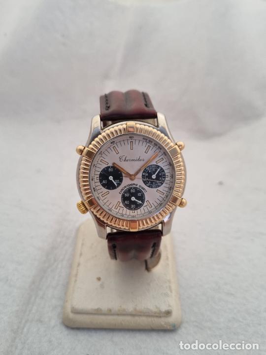 Relojes: THERMIDOR CUARZO 40MM BICOLOR FUNCIONANDO - Foto 3