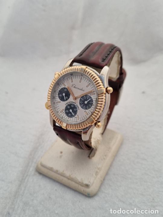 Relojes: THERMIDOR CUARZO 40MM BICOLOR FUNCIONANDO - Foto 4