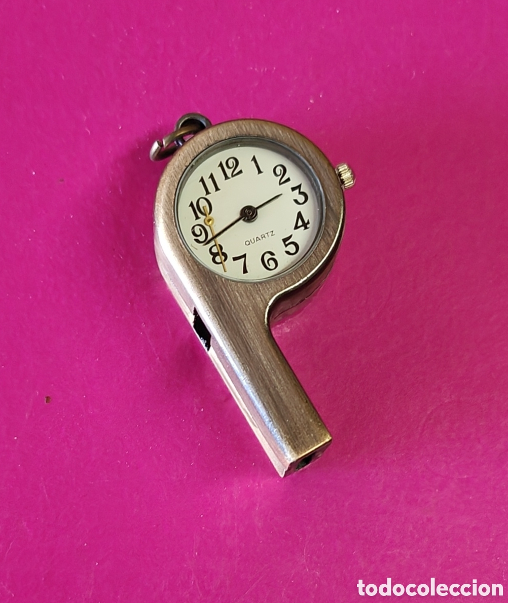 Relojes: :::: A33 - COLGANTE RELOJ SILBATO - Foto 1